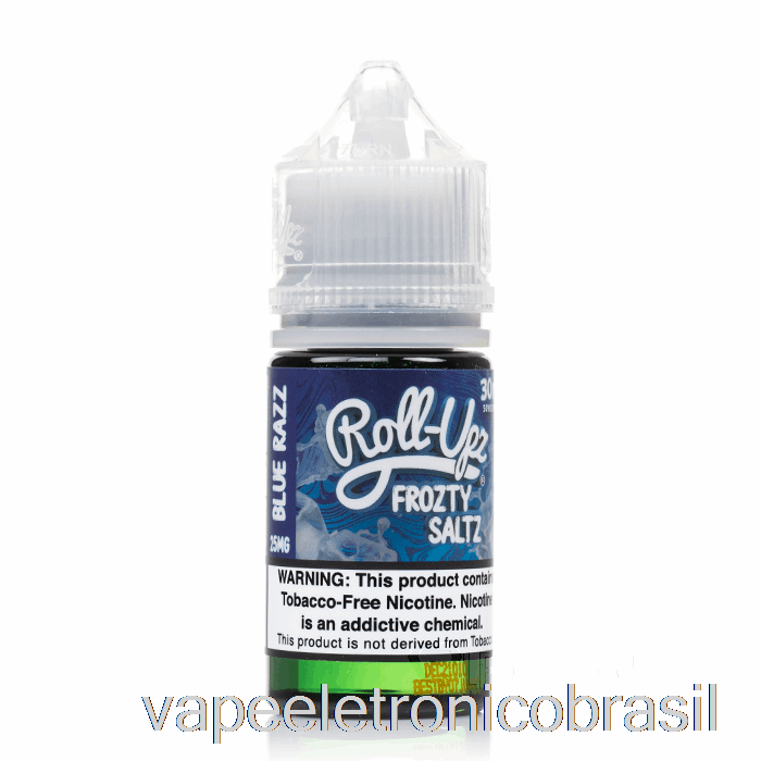 Vape Vaporesso Blue Framboesa Ice - Suco Roll-upz Sal - 30ml 50mg